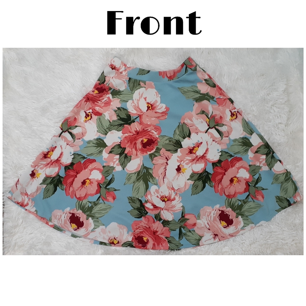 Floral A-Line Skirt